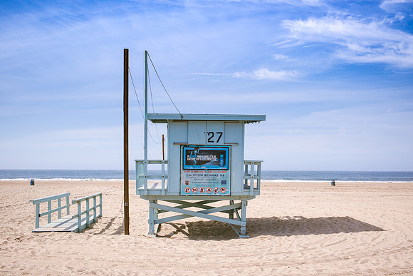 Santa Monica Beach Guard House
