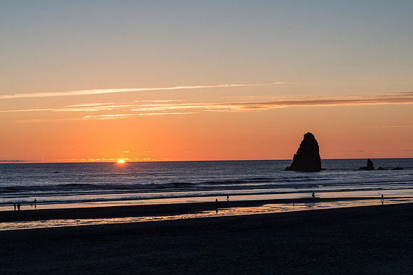 Canon Beach Sunset