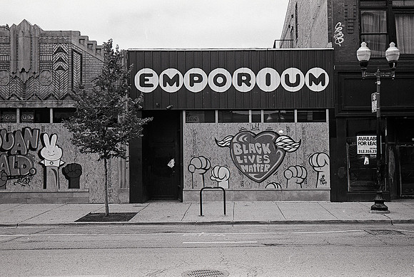 Chicago Black Lives Matter Store Front Art-2