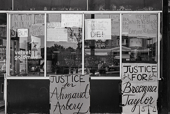 Chicago Black Lives Matter Store Front Art-7