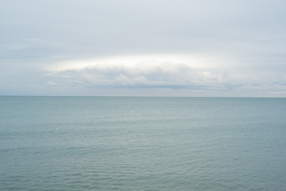 Lake Michigan Serene Sun