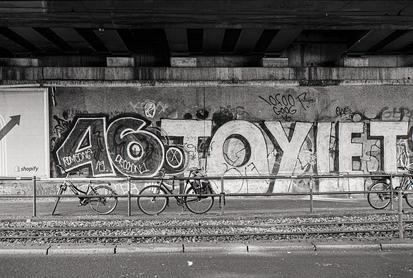 Berlin Bridge Graffiti